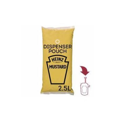 Heinz Mustard Pouches SOM 2.5ltr (3 X 2.5 Liters)